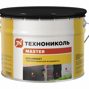 МАСТИКА БИТУМНАЯ AQUAMAST, ВЕДРО 10 КГ